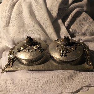 Vintage Rodney Kent Tray with Bowls